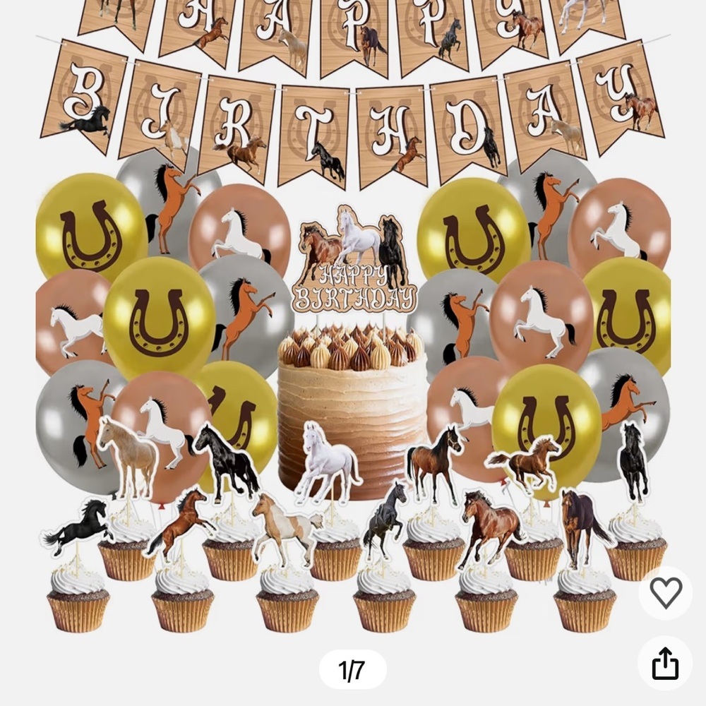 Equestrian Party Decor Set